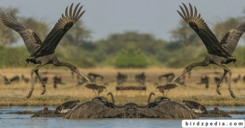African openbill birdzpedia.com