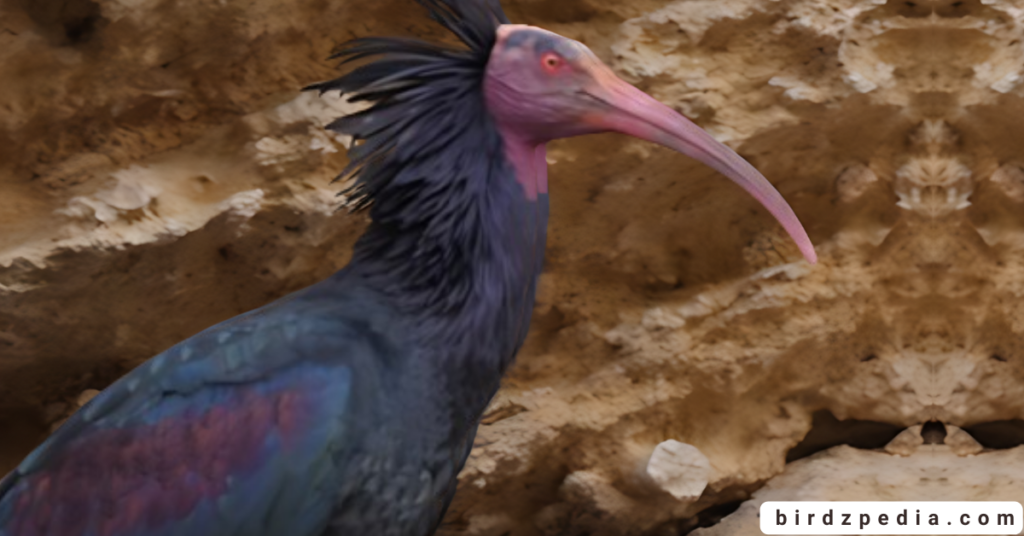 Northern bald ibis birdzpedia.com