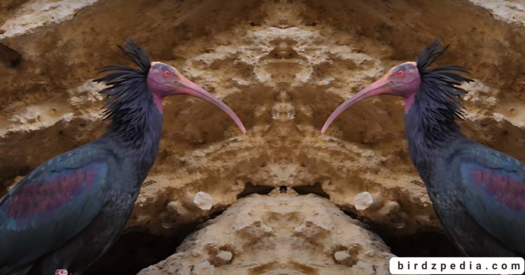Northern bald ibis birdzpedia.com