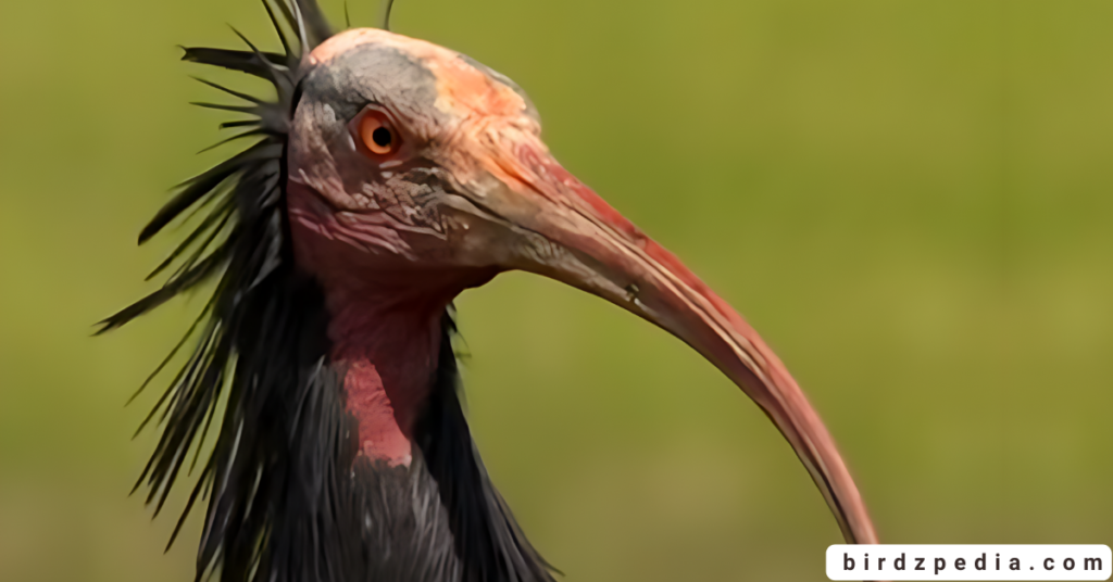 Northern bald ibis birdzpedia.com
