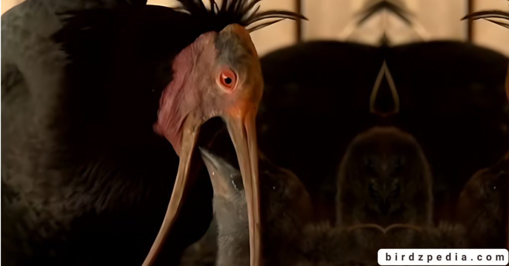 Northern bald ibis birdzpedia.com