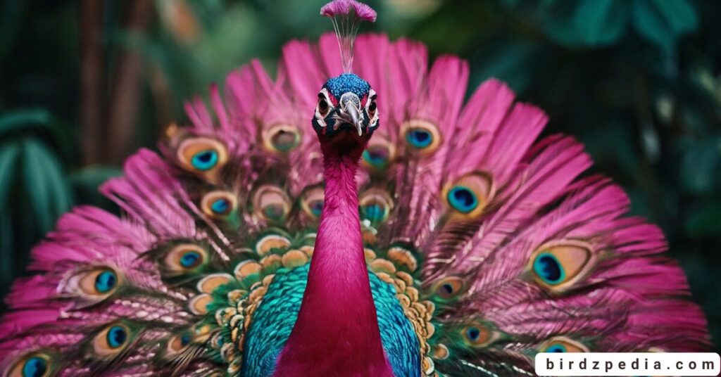 Pink peacock birdzpedia.com