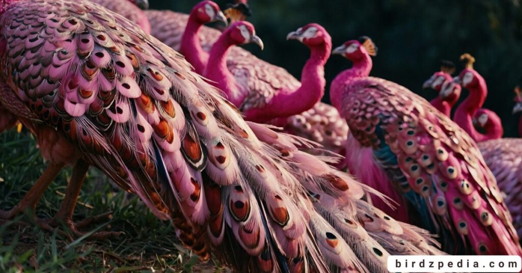 Pink peacock birdzpedia.com