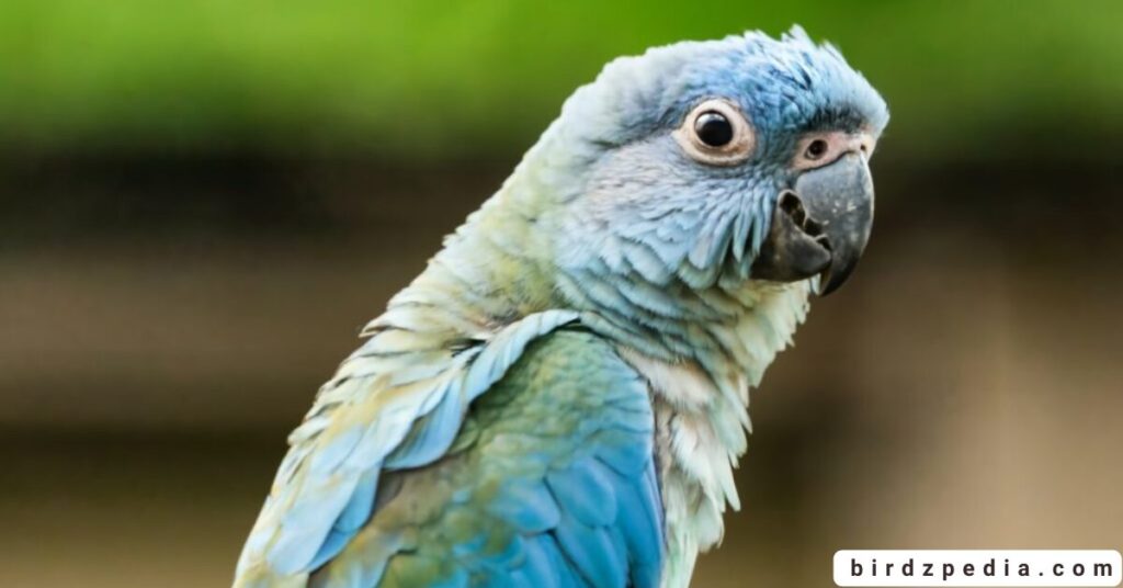 Blue Quaker Parrot birdzpedia.com