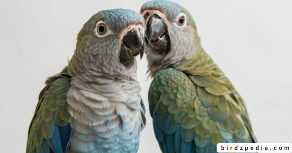 Blue Quaker Parrot birdzpedia.com