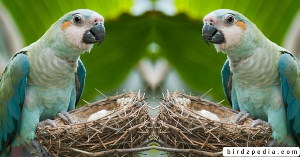 Blue Quaker Parrot birdzpedia.com