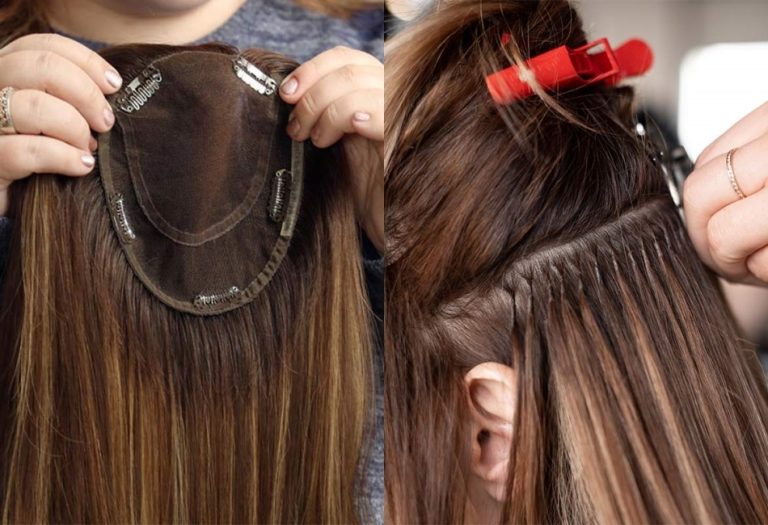 What’s the Difference Between Hair Extensions and Hair Toppers?