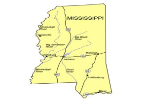  Map of Mississippi