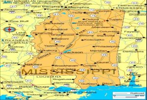  Map of Mississippi